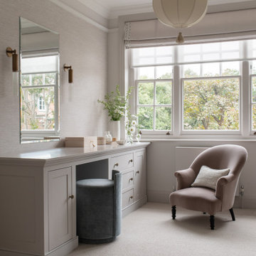 Bedroom and dressing room, London