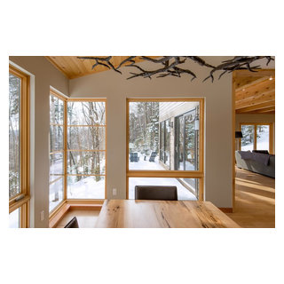 Sugarbush Ski Home - Rustic - Dining Room - Burlington - by Joan Heaton ...