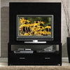 Lowell Collection Espresso Finish Wood TV Stand Entertainment Center