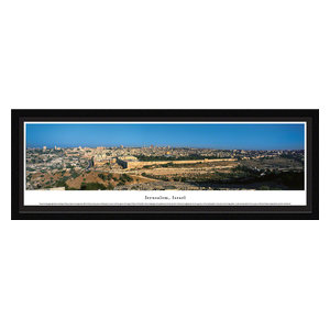 The Holy Rock Summit Of Mount Moriah Jerusalem Print Traditional Prints And Posters By Posterazzi