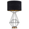 Delancey Table Lamp, Black