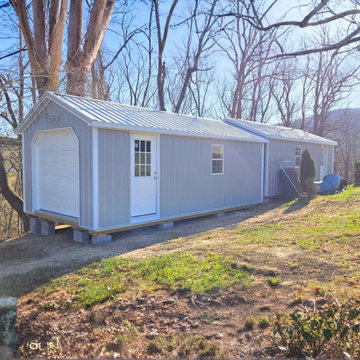 12×24 Metal A-Frame Garage