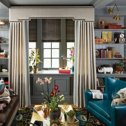 Shades with Side Panels - Curtains