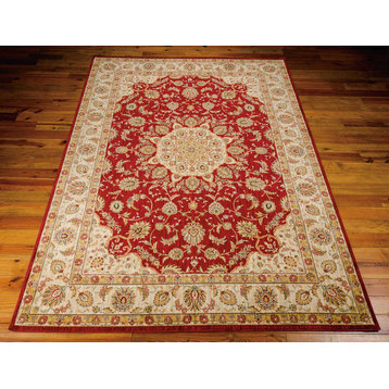 Kathy Ireland Home Ancient Times Palace Dream Rug, Red, 3'9"x5'9"