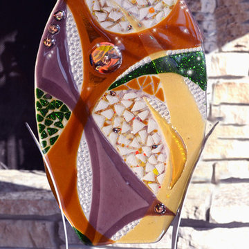 Table Top Sculptures- Fused Glass