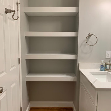 Floating Maple Shelves