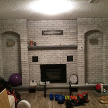 rec room feature wall