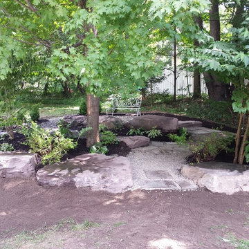 Traditional Backyard Garden