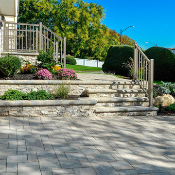 Stylish Stone Entrance in Long Island, NY