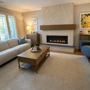 AFTER: NATUZZI SEATING & UTTERMOST TABLES