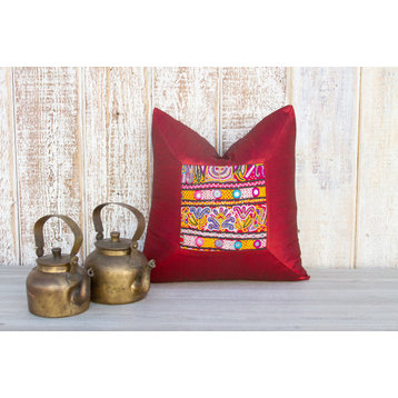 Deeba Indian Silk Decorative Pillow