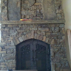 Old World Fireplace Doors - Indoor Fireplaces