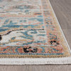Abani Azure Collection AZR110A Faded Vintage Persian Area Rug, Beige, 5'3"x7'6"