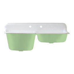 Randolph Morris 47" Cast Iron Double Bowl Farmhouse Sink - Kitchen Sinks