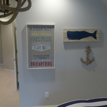 Boys bedroom with playroom