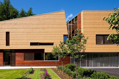 Example of a trendy exterior home design in Boston