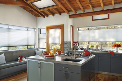 Minimalist kitchen photo in Santa Barbara