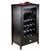 Winsome Wood Bordeaux Wine Cabinet 20-Bottle Shelf Modular