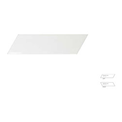 Chevronwall White Matt Left/Right - Tile