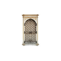 Hand Painted Wine Cabinet Rosalinda - Wine And Bar Cabinets