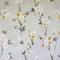 Aquarelle Autumn fabric - available as both a Roman blind and curtains. - Curtains