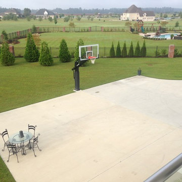 Garrett B's Pro Dunk Diamond Basketball System on a 50x42 in Grimesland, NC