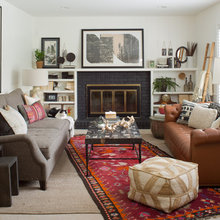 Painted fireplaces