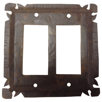 Rustic Tin Switch Plates/Switchplates/Outlet Covers/Plate Covers, Cut Corners, D