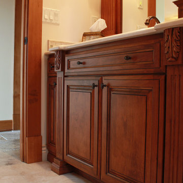 Maple Vanity with Fluting