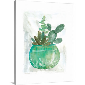 "Summer Succulent" Wrapped Canvas Art Print, 24"x30"x1.5"