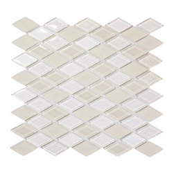 Element Diamond White - Mosaic Tile