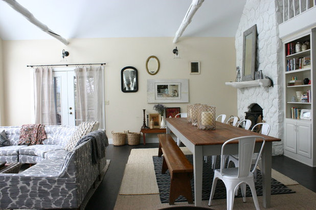 Shabby-chic Style Dining Room by KitchenLab | Rebekah Zaveloff Interiors