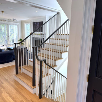 142_Airy Staircase with Over the Post Balustrade, Arlington, VA