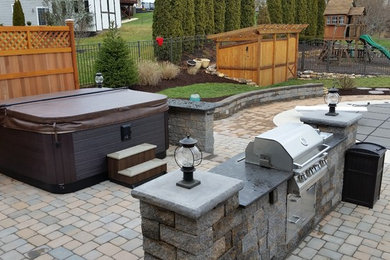 Inspiration for a large timeless exterior home remodel in Other