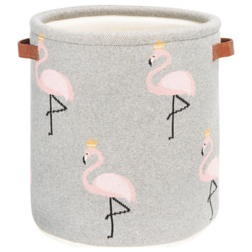Safavieh Baby Flora Flamingo Basket Grey 14" x 14" x 42"