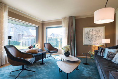 Eklektisches Wohnzimmer in Hamburg