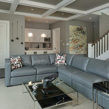 downstairs