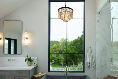 Bathroom - mid-sized contemporary bathroom idea in San Luis Obispo
