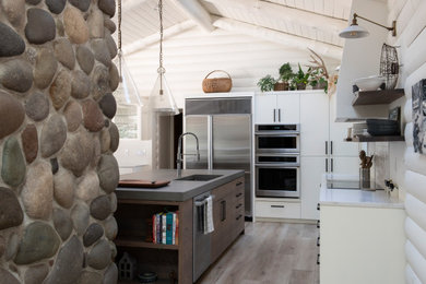 Example of a danish kitchen design in Other