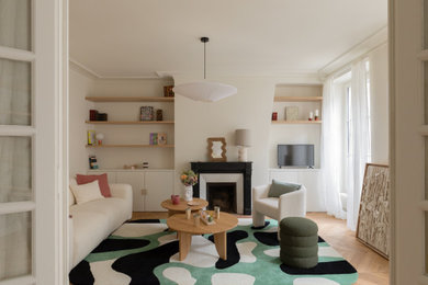 Inspiration pour un salon design.