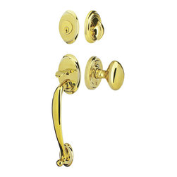 Emtek 4410 Saratoga Brass Tubular Entry Set - Products