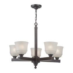 Royce Lighting - Brighton Collection Five Light Energy Star Chandelier - Chandeliers