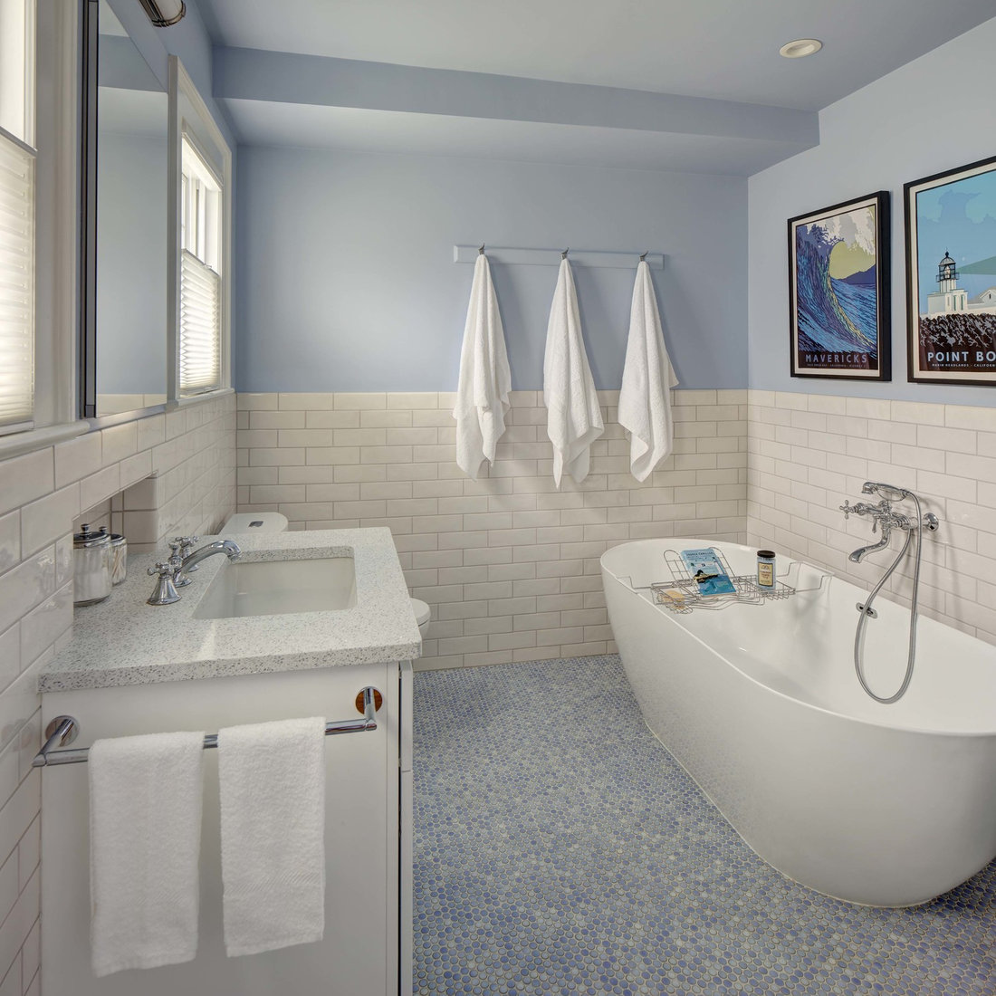 Celestial Blue Ensuite Master Bath