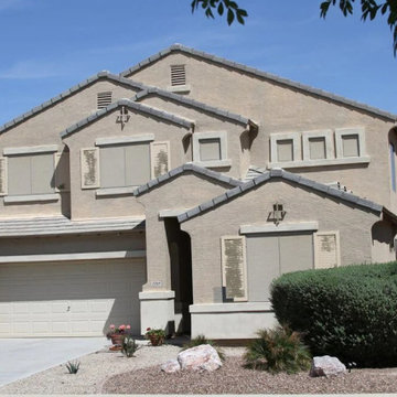 Before & After Shutter Exterior Painting in Chandler, AZ