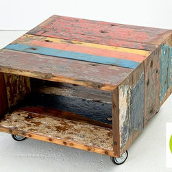Cahaya Caster Coffee Table - Small - Coffee Tables