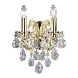 Inviting Home Inc. - Maria Theresa Crystal Sconce, Premium Crystal - Wall Sconces