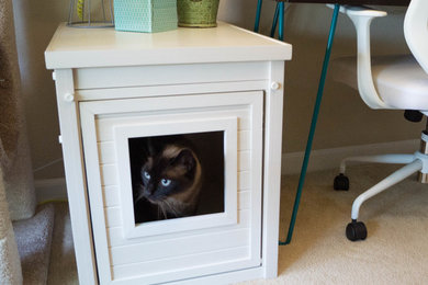 Litter Loo End Table | Cat Litter Box for Home Office