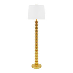 Worlds Away - Worlds Away Horton Stacked Floor Lamp - Floor Lamps