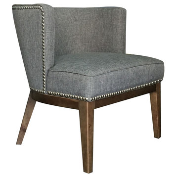Scranton & Co Accent Chair in Medium Grey