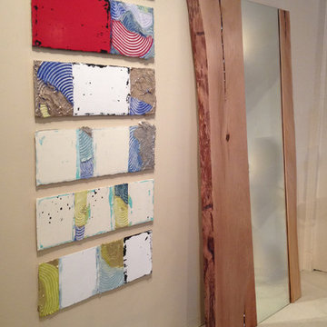 Spa Mirror & 7 Epaulette Paintings